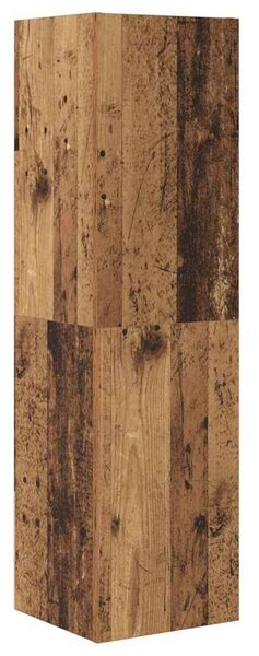 TV szekrény garnitúra 4 pcs Régi fa 30.5 x 30 x 110 cm Faanyag