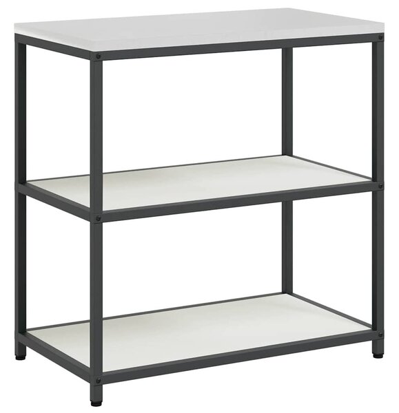 Konyhai Tároló Készlet polcokkal 3 pcs Fehér 240 x 50 x 92 cm