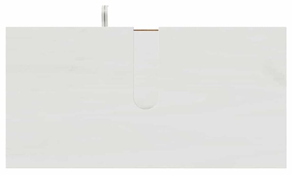 Fürdőszoba bútor szett 3 pcs antik fehér 37 x 34 x 110 cm