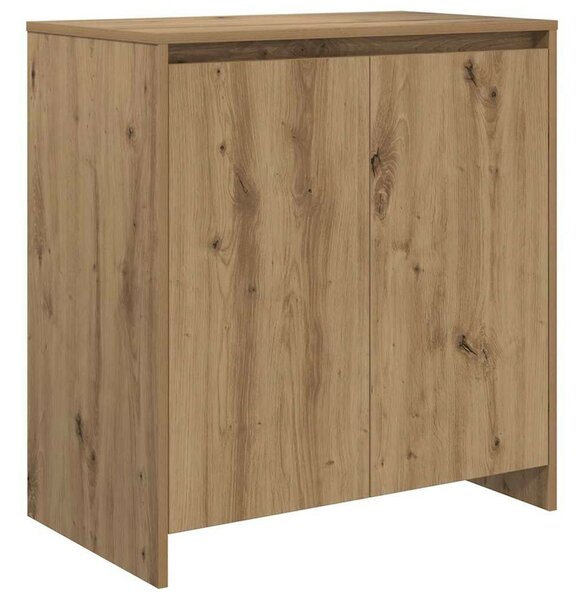Oldalszekrények 3 pcs kézműves tölgy 70 x 41 x 75 cm Faanyag