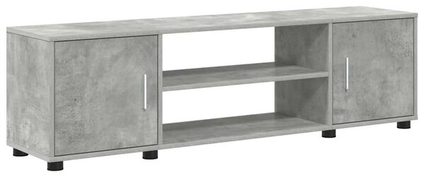 4 részes TV szekrény szett 4 pcs Beton szürke Faanyag