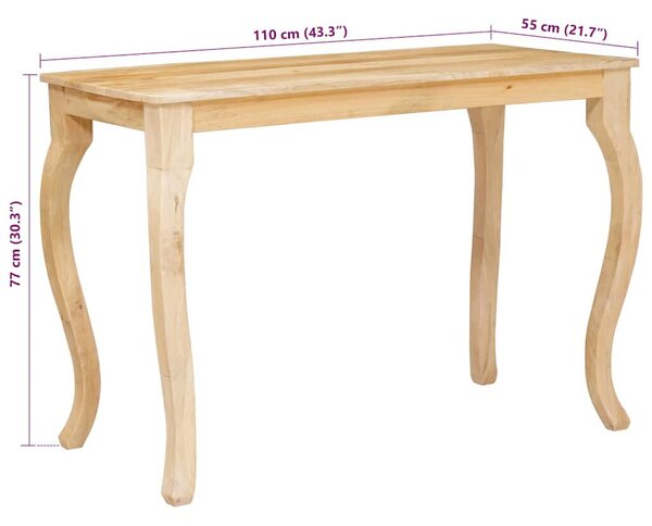 Dohányzóasztal Barna 100 x 55 x 77 cm tömör mangófa