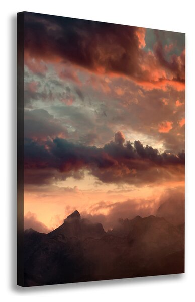 Vászon nyomtatás Sunset hegy
