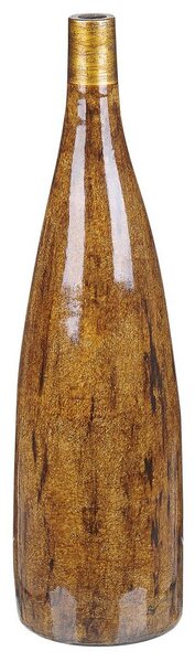 Virágtartó váza BURGOS Kerámia 52 cm Barna