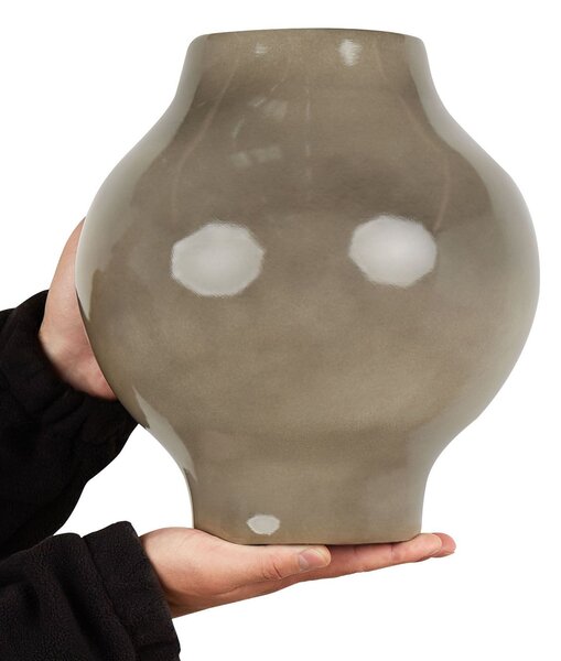 Virágtartó váza MAGAN Kerámia 31 cm Tópszín