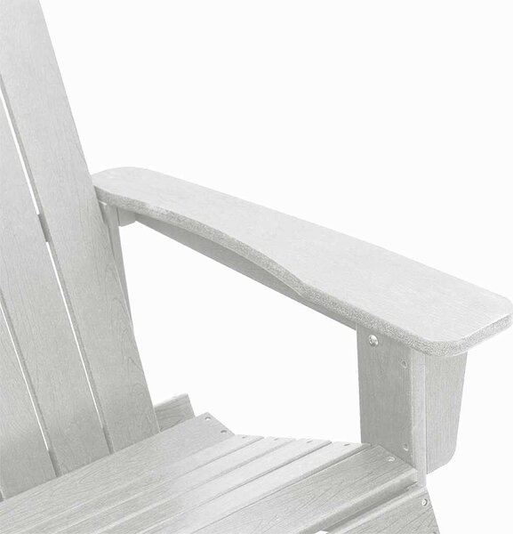 Adirondack hintás székek 2 pcs Fehér HDPE