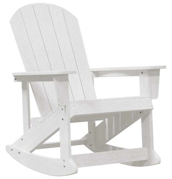 Adirondack hintás székek 2 pcs Fehér HDPE