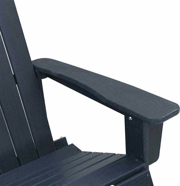 Adirondack hintás székek 2 pcs Tengerészkék HDPE