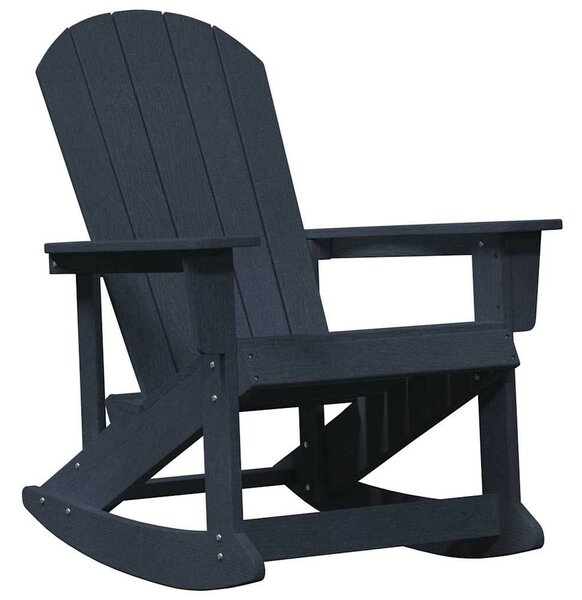 Adirondack hintás székek 2 pcs Tengerészkék HDPE