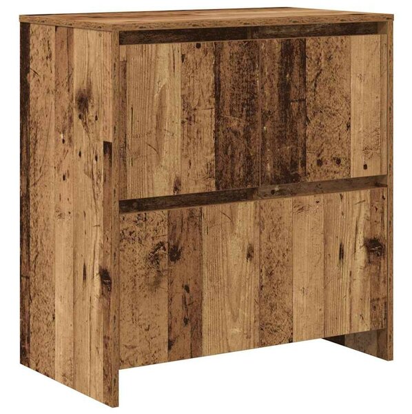 Oldalszekrények 3 pcs Régi fa 70 x 41 x 75 cm Faanyag