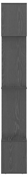 Könyvespolc Musta tammi 92 x 29 x 188 cm Faanyag