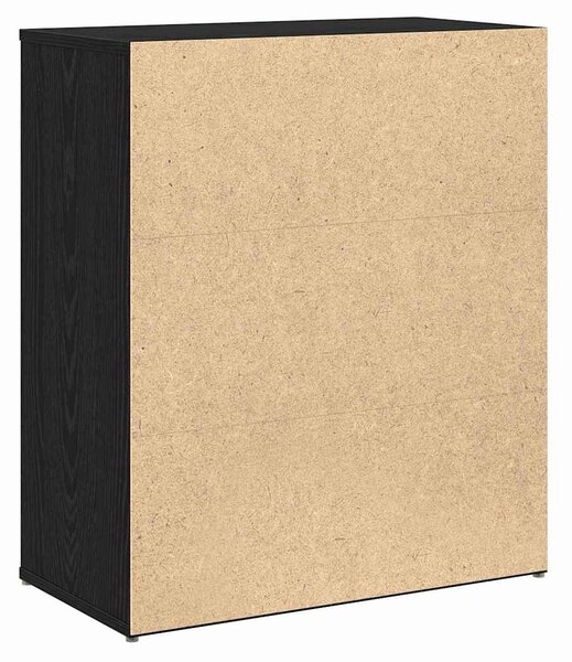 Magasfiú 2 pcs Musta tammi 60 x 31 x 70 cm Faanyag