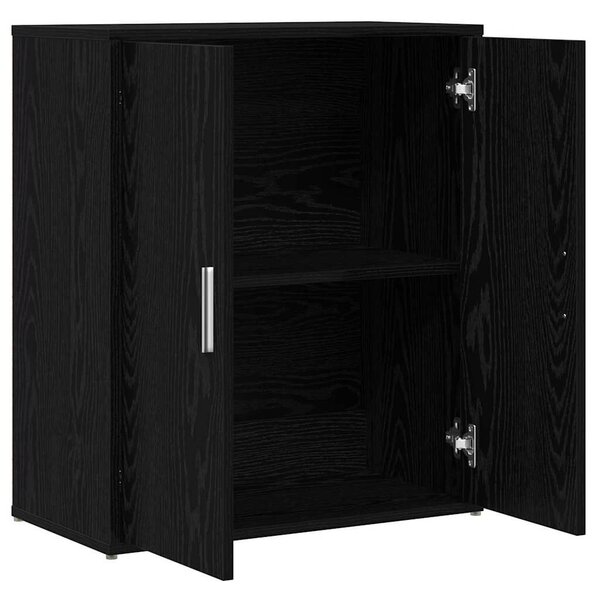 Magasfiú 2 pcs Musta tammi 60 x 31 x 70 cm Faanyag