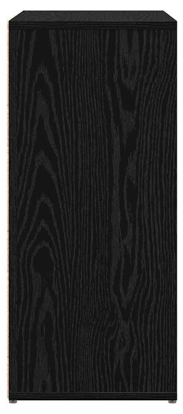 Magasfiú 2 pcs Musta tammi 60 x 31 x 70 cm Faanyag