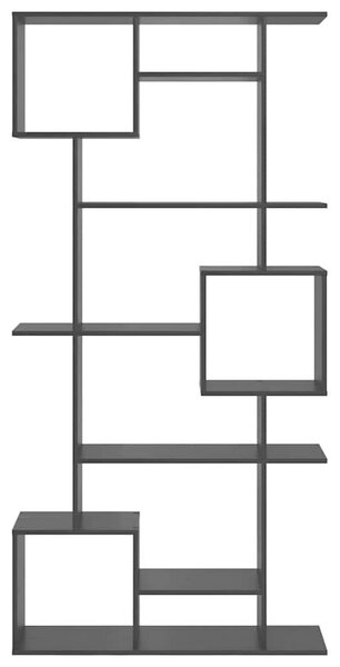 Könyvespolc Musta tammi 92 x 29 x 188 cm Faanyag