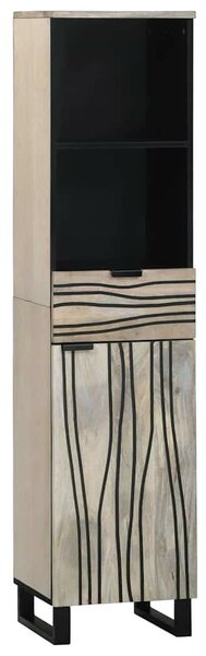 Fürdőszoba bútor szett fiókkal 4 pcs Dió barna 38 x 33 x 160 cm