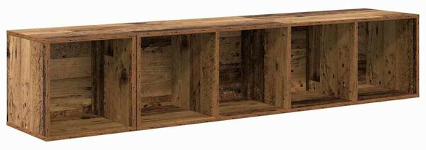 TV Szekrény Szett 2 pcs Öreg fa 37 x 37 x 142.5 cm Faanyag