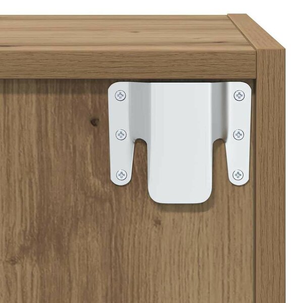 TV Szekrény Szett 2 pcs kézműves tölgy 37 x 37 x 142.5 cm