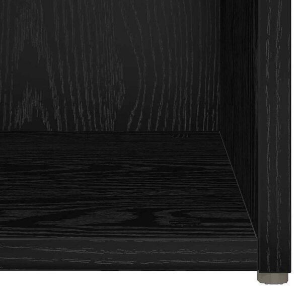 TV Szekrény Szett 6 pcs Fekete tölgy 37 x 35 x 72 cm Faanyag