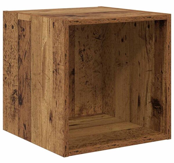 TV szekrény garnitúra 4 pcs Régi fa 37 x 37 x 142.5 cm Faanyag