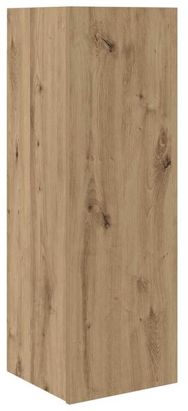 Fali TV Szekrény 4 pcs kézműves tölgy 200 x 30 x 30 cm