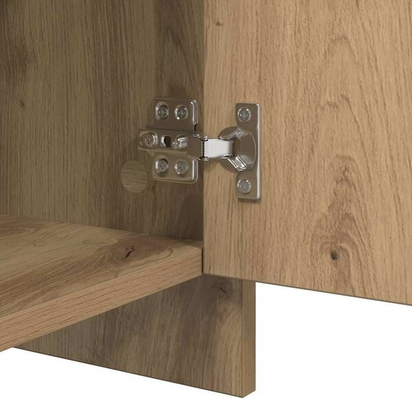 Oldalszekrények 2 pcs kézműves tölgy 70 x 41 x 75 cm Faanyag