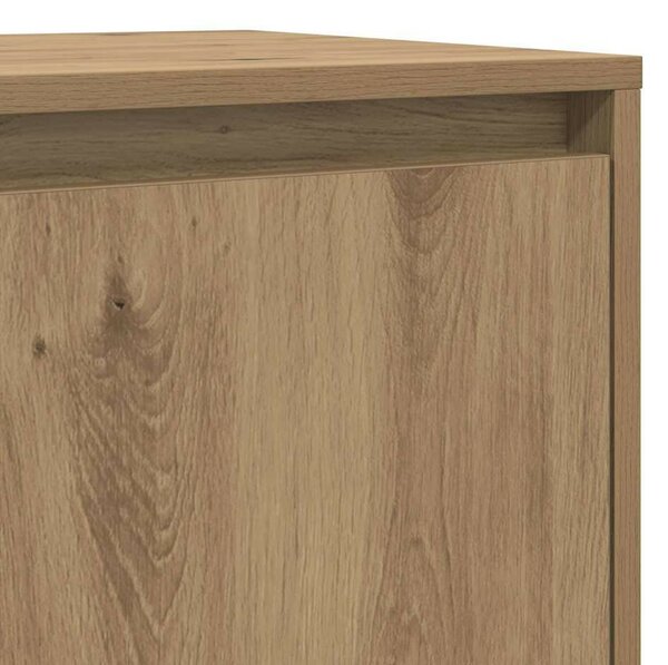 Oldalszekrények 2 pcs kézműves tölgy 70 x 41 x 75 cm Faanyag