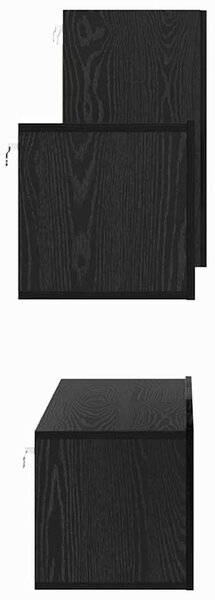 TV szekrény garnitúra 4 pcs Musta tammi 30.5 x 30 x 60 cm