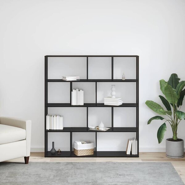 Könyvespolc Musta tammi 132 x 29 x 141.5 cm Faanyag