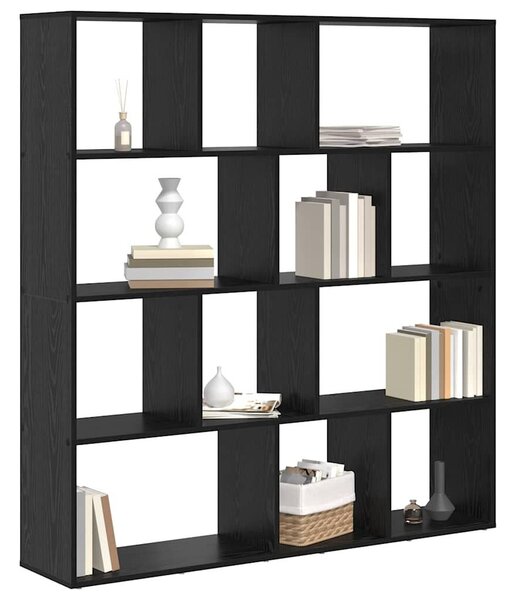 Könyvespolc Musta tammi 132 x 29 x 141.5 cm Faanyag