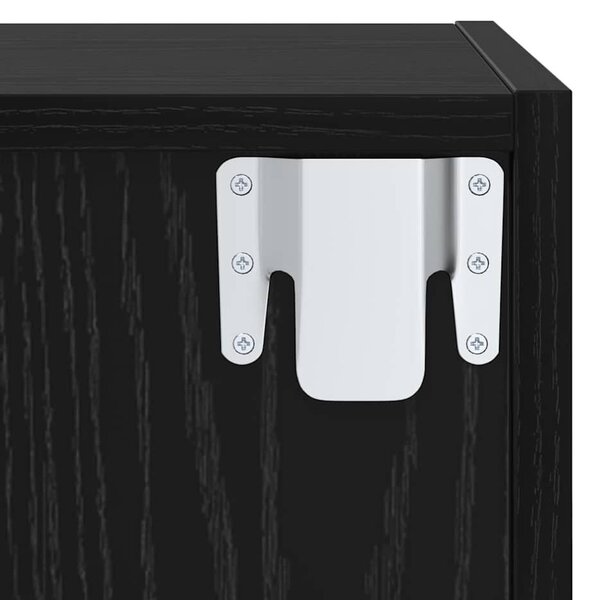 TV szekrény garnitúra 4 pcs Musta tammi 37 x 37 x 142.5 cm