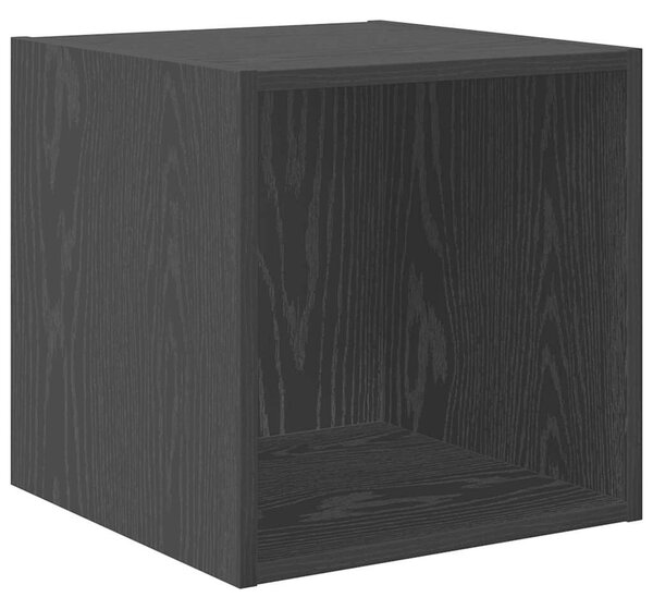 TV szekrény garnitúra 4 pcs Musta tammi 37 x 37 x 72 cm Faanyag