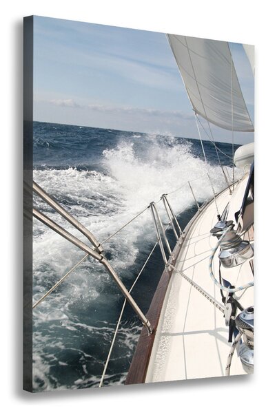 Vászonkép falra Yacht a tengeren