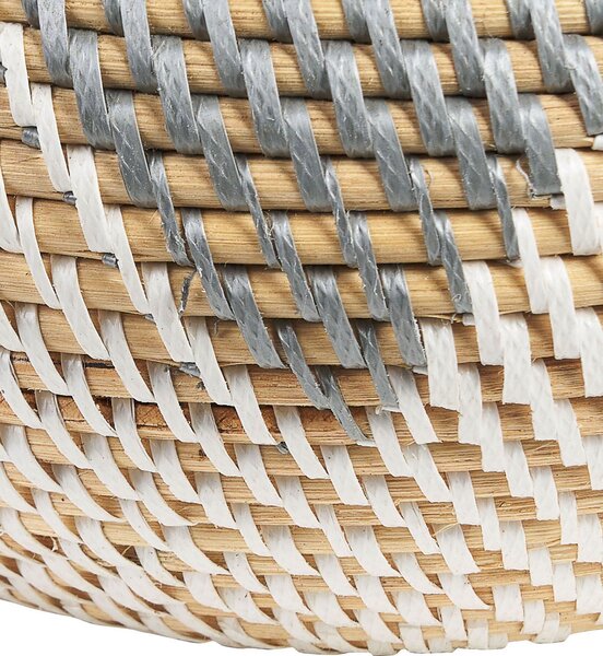 Dekor váza ASAHAN Rattan 22 cm Természetes