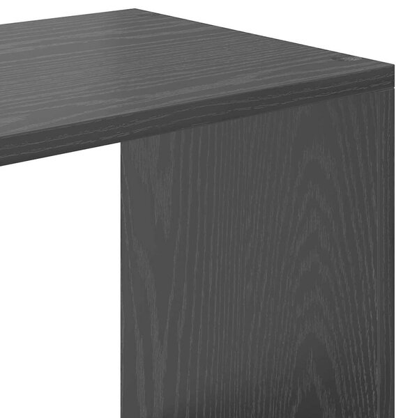 Könyvespolc Musta tammi 137.5 x 29 x 137.5 cm Faanyag