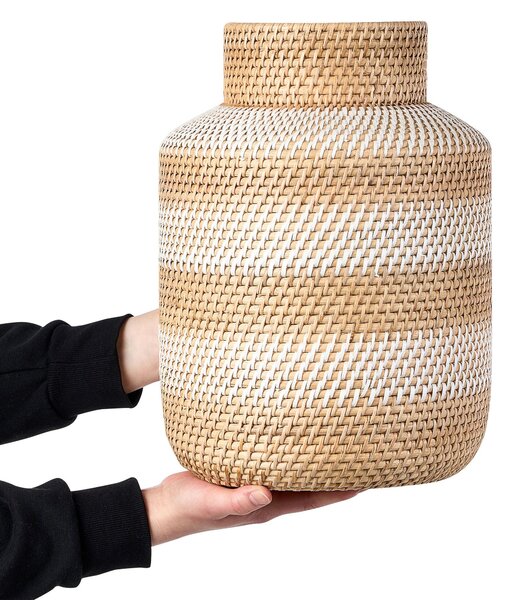 Dekor váza RENUN Kerámia 36 cm Természetes