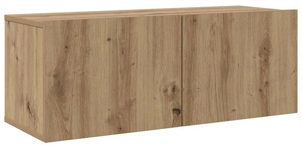 TV Szekrény Szett 6 pcs kézműves tölgy 80 x 30 x 30 cm Közepes
