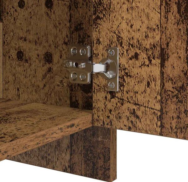 Oldalszekrények 2 pcs Régi fa 70 x 41 x 75 cm Faanyag