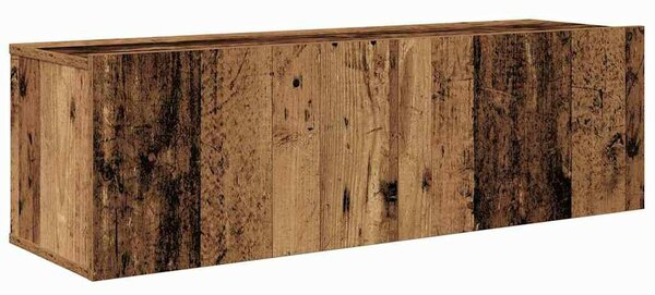 TV szekrény garnitúra 5 pcs Régi fa 100 x 30 x 30 cm Faanyag