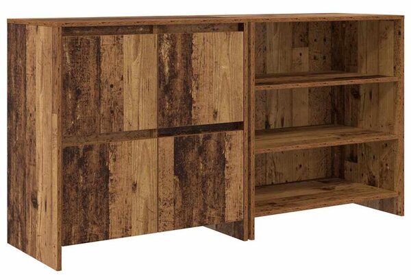 Oldalszekrények 2 pcs Régi fa 70 x 41 x 75 cm Faanyag