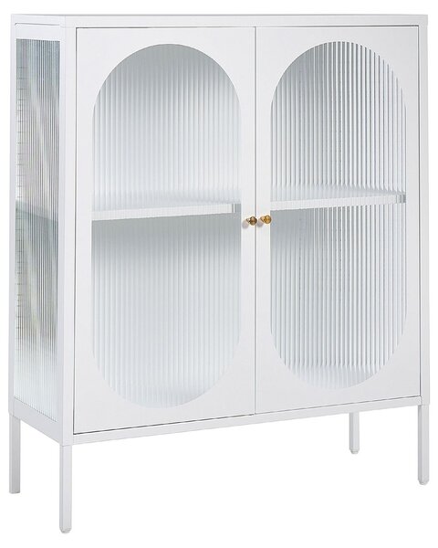 Vitrin SARRE Fém 90 cm Fehér