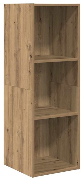TV Szekrény Szett 3 pcs kézműves tölgy 37 x 37 x 107 cm Faanyag