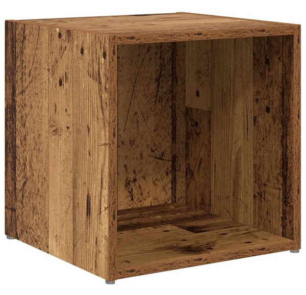 TV Szekrény Szett 8 pcs Öreg fa 37 x 35 x 72 cm Faanyag