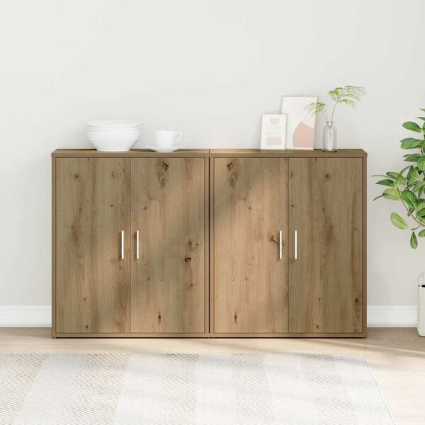 Magasfiú 2 pcs kézműves tölgy 60 x 31 x 70 cm Faanyag