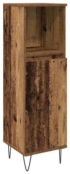 Fürdőszoba Bútor Szett 3 pcs Öreg fa 30 x 30 x 180 cm Faanyag