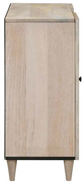 Széf Fehérre fehérített 90 x 33 x 75 cm Tömör Mangófát