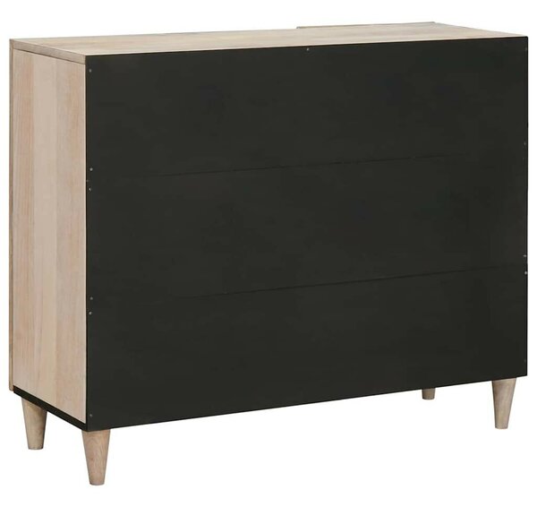 Széf Fehérre fehérített 90 x 33 x 75 cm Tömör Mangófát
