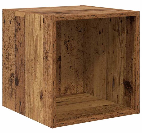 TV szekrény garnitúra 4 pcs Régi fa 37 x 37 x 72 cm Faanyag