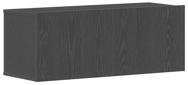 Fali TV Szekrény 4 pcs Musta tammi 80 x 30 x 30.5 cm Faanyag