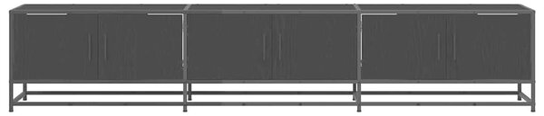 TV szekrény Musta tammi 210 x 35 x 41 cm Faanyag